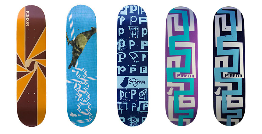 PIGEON SKATEBOARDS - Jet Black